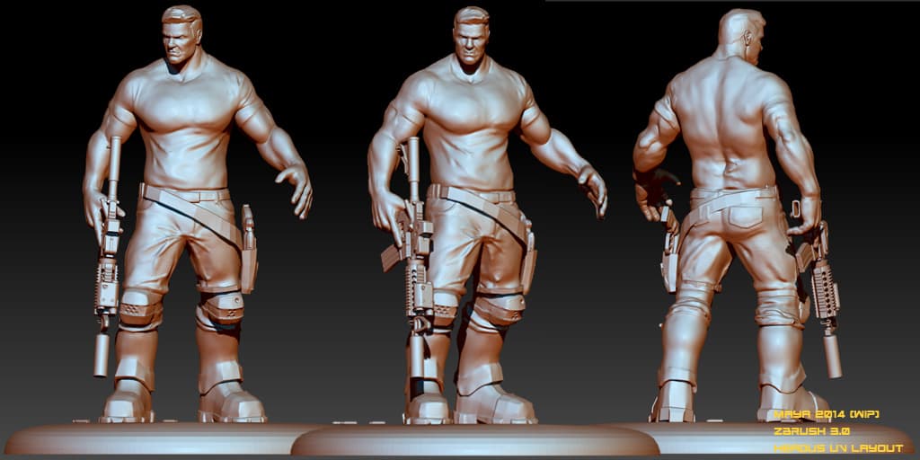 3D Brute Character